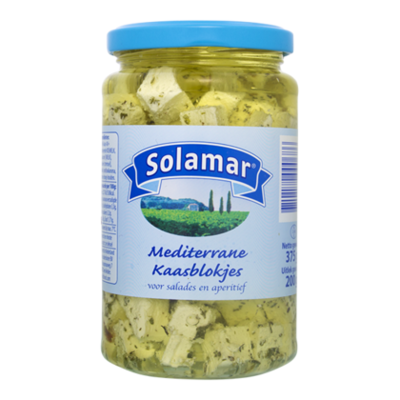 Solamar Mediterrane witte kaas blokjes