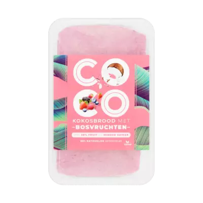 Coco Kokosbrood met Bosvruchten