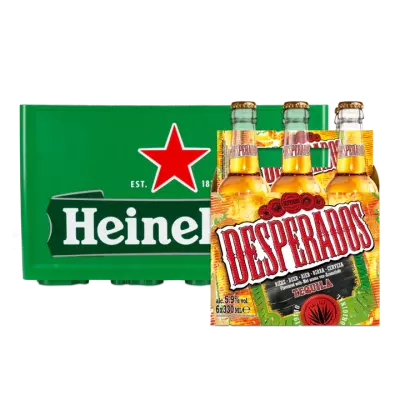 Heineken Krat & Desperados 6-Pack