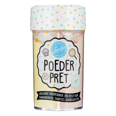 Poeder Pret Gekleurde poedersuiker