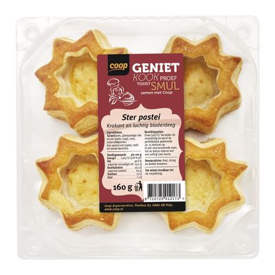 Huismerk Pasteibakje Feestdagen