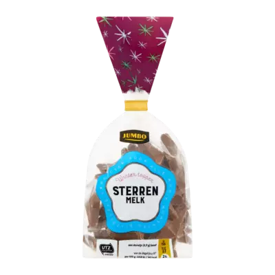 Huismerk Winter Topper Sterren Melk