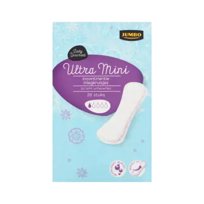 Huismerk Lady Discreet Ultra Mini Incontinentie Inlegkruisjes