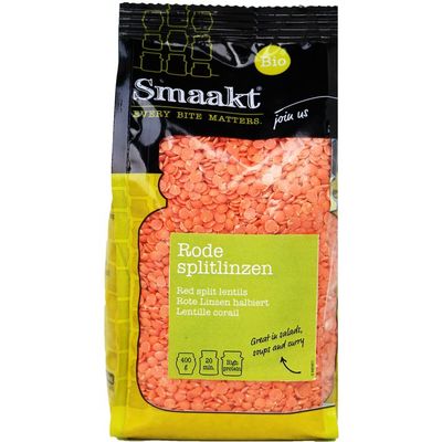 Smaakt Rode splitlinzen bio