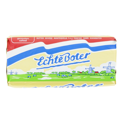 Echte boter Roomboter gezouten
