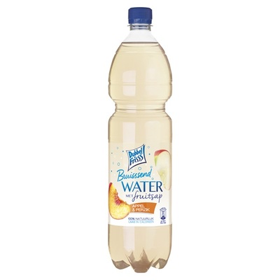 DubbelFrisss bruisend bronwater appel perzik