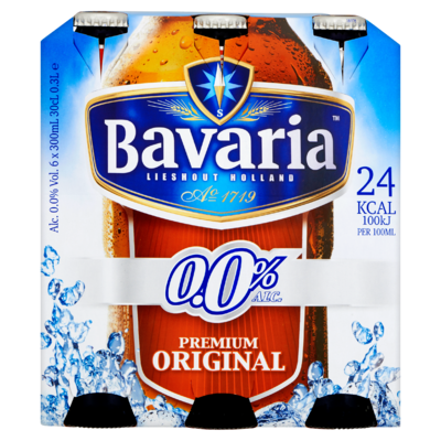 Bavaria 0.0% Original Pils Alcoholvrij Bier 6 x 30 cl