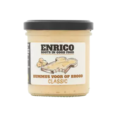 Enrico Hummus voor op Brood Classic