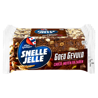Snelle Jelle Goed Gevuld Choco, Noten en Zaden 4 Stuks
