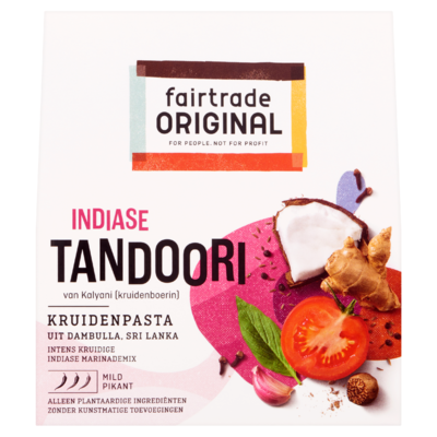 Fairtrade Original Indiase Tandoori Kruidenpasta 75 g