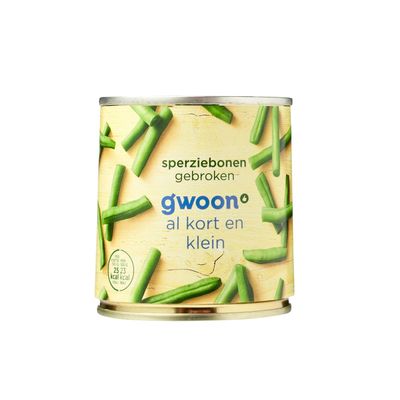 G'woon Sperziebonen Gebroken