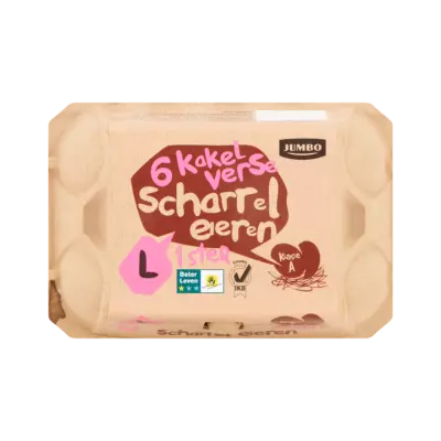 Huismerk 6 Kakelverse Scharreleieren