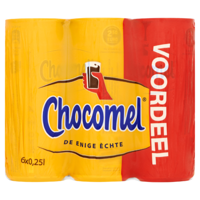 Chocomel Vol Blik Multipack 6 x 250 ml