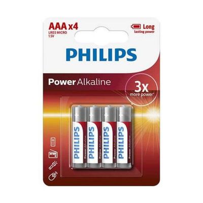 Philips Aaa Power Batterijen Lr03 Blister