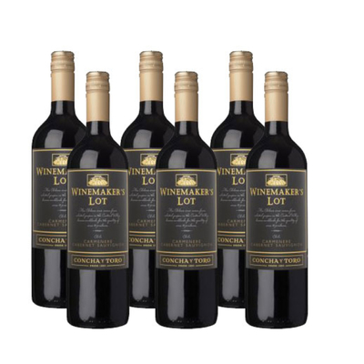 Winemaker's Lot Carmenere -cabernet sauvignon doos