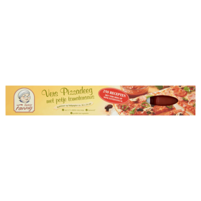 Tante Fanny Vers Pizzadeeg met Potje Tomatensaus