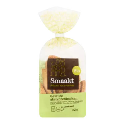 Smaakt Bio Gevulde Abrikozenkoeken