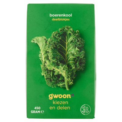 Huismerk Boerenkool Deelblokjes 450 g