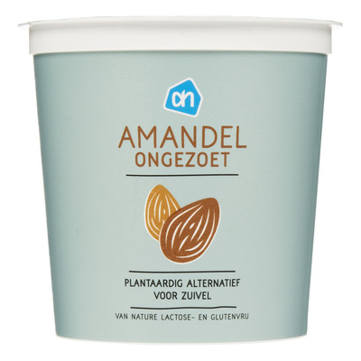 Huismerk Amandel yoghurt plantaardige variatie