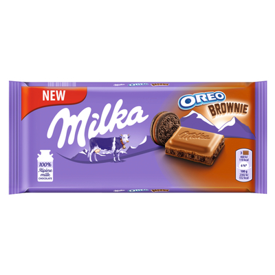 Milka Oreo brownie
