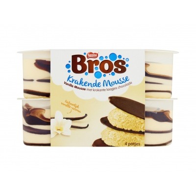 Bros Krakende mousse vanille
