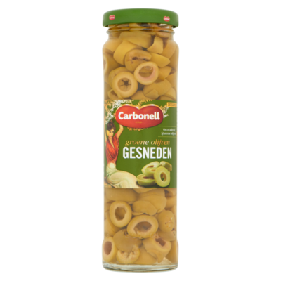 Carbonell Groene Olijven Gesneden