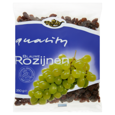 Royalty Blauwe rozijnen