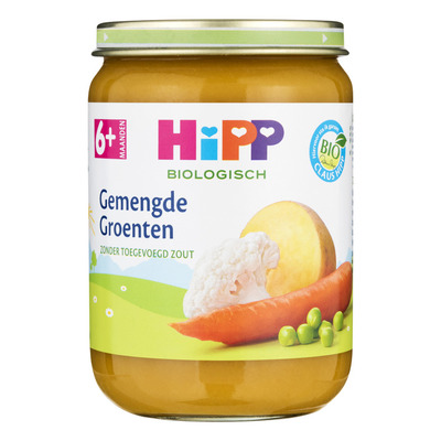 Hipp Gemengde groenten biologisch 6 maanden