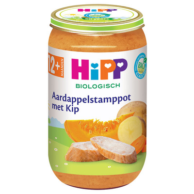 Hipp Aardappelstamppot biologisch 12 maanden