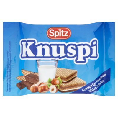 Spitz Knuspi melk hazelnoot wafeltjes