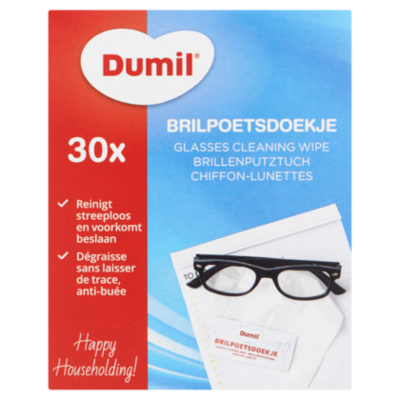 Dumil Vochtige brilpoetsdoekjes