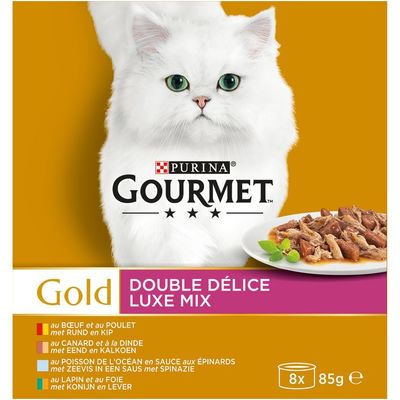 Gourmet Gold luxe mix 8-pack o.a. rund & kip