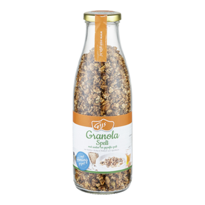 GIJS Granola spelt zaden en gepofte spelt