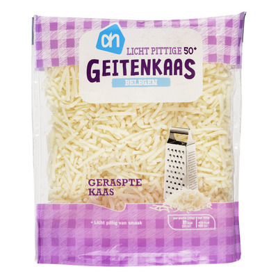 Huismerk Geraspte belegen geitenkaas 50+