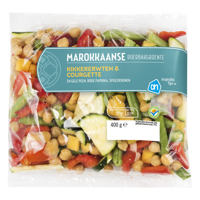 AH Marokkaanse wokgroente met kikkererwten