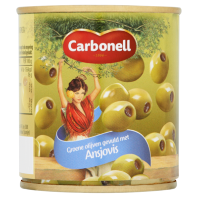 Carbonell Olijven met ansjovis