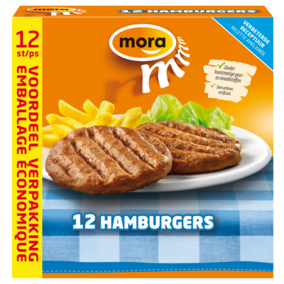 Mora Hamburgers 12 stuks