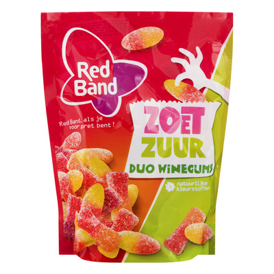 Red Band Winegum zoet zuur