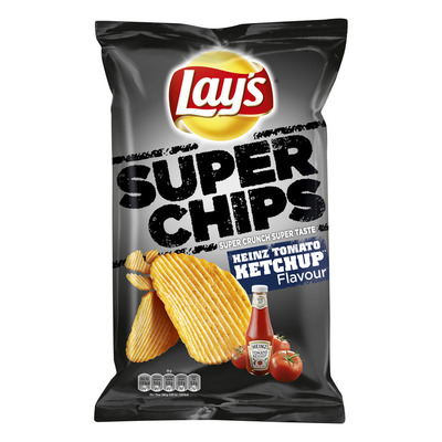 Lay's Superchips heinz tomaten ketchup