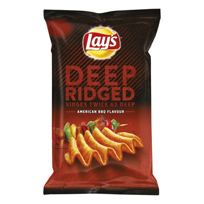 Lay's Deep ridged American bbq