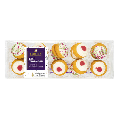 Huismerk Kerst crèmekoekjes
