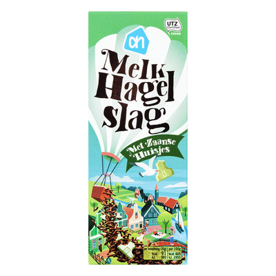 Huismerk Melkchocolade hagelslag Zaanse huisjes