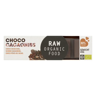 Raw Organic Food Choco Cacaonibs
