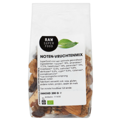 Raw Organic Food Noten/Vruchtenmix