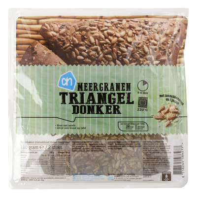 Huismerk Triangel donker meergranen