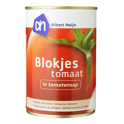 Budget Huismerk Blokjes tomaat in tomatensap