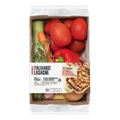 Huismerk Italiaanse lasagne verspakket