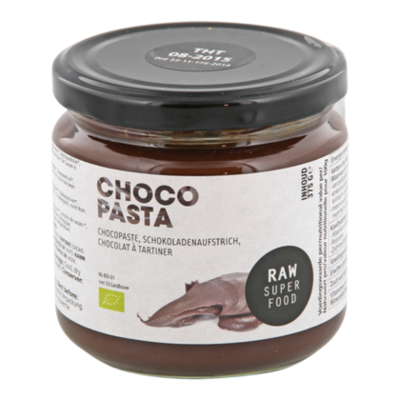 Raw Organic Food Choco pasta RAW Bio