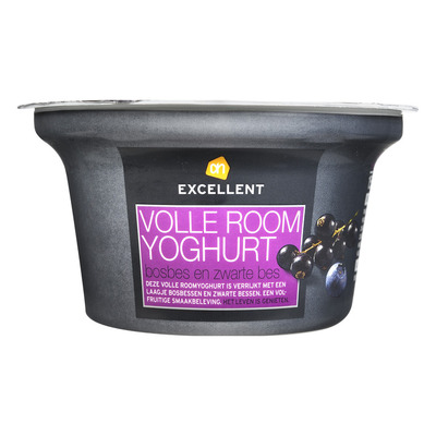 AH Excellent Roomyoghurt bosbes-zwarte bes