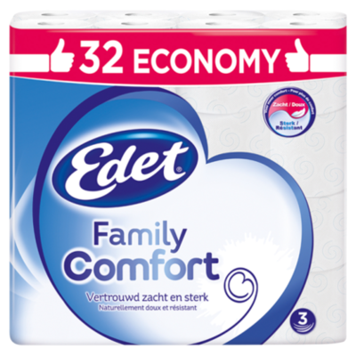 Edet Toiletpapier 3 laags Family Comfort